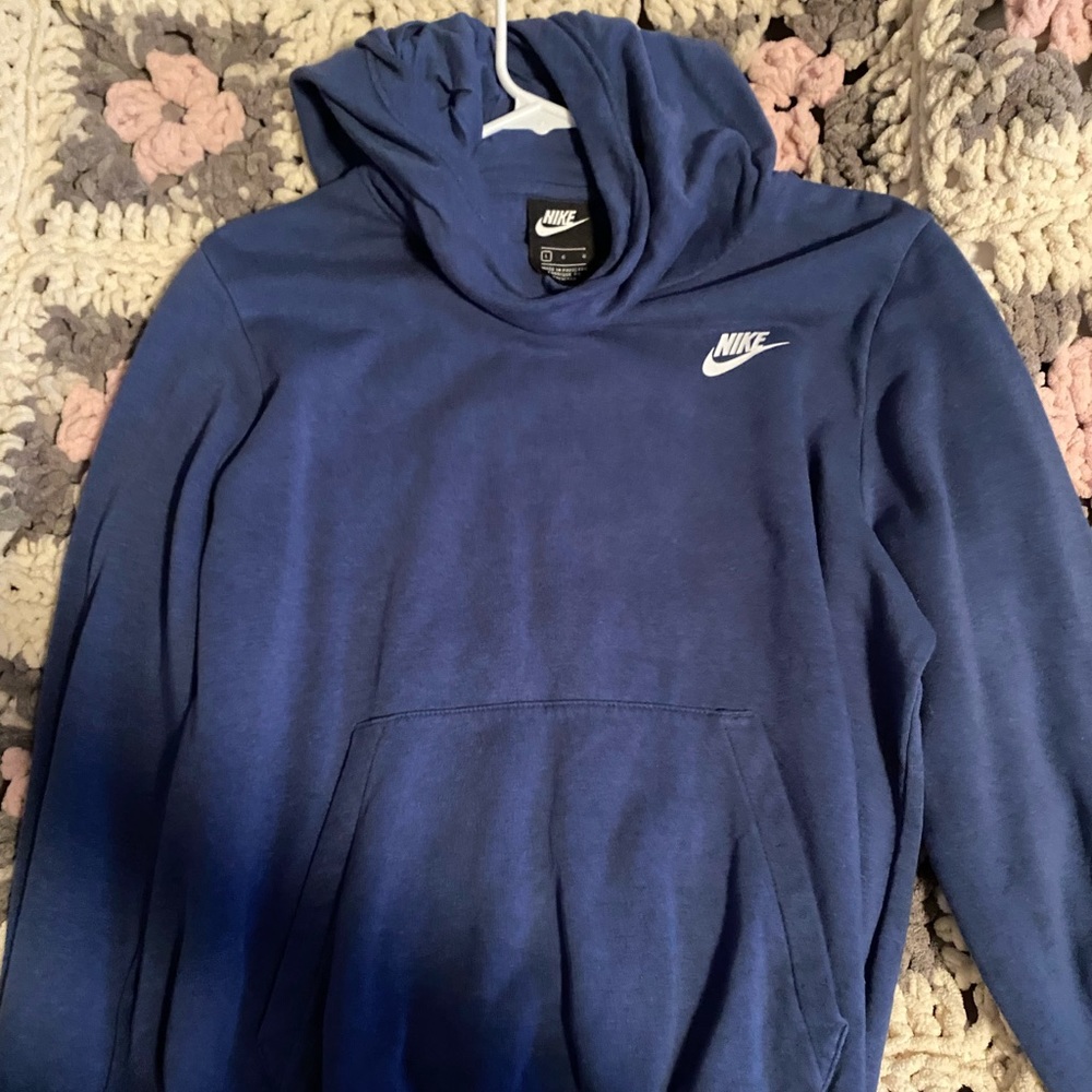 Blue Nike sweatshirt